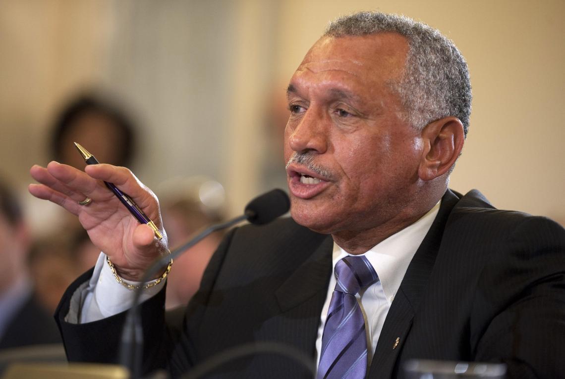Maj. Gen. Charles Frank Bolden Jr. will receive an honorary degree from the UA College of Science and will be the featured speaker during Commencement. Maj. Gen. Charles Frank Bolden Jr. will receive an honorary degree from the UA College of Science and will be the featured speaker during Commencement.